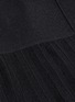 细节 - 点击放大 - CRUSH COLLECTION - V领金属丝线褶裥针织吊带混丝及棉连衣裙