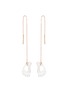 首图 - 点击放大 - SAMUEL KUNG - 'Feet' jade 18k white gold ear pins