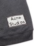  - ACNE STUDIOS - 品牌名称标签混色oversize抽绳混棉连帽卫衣
