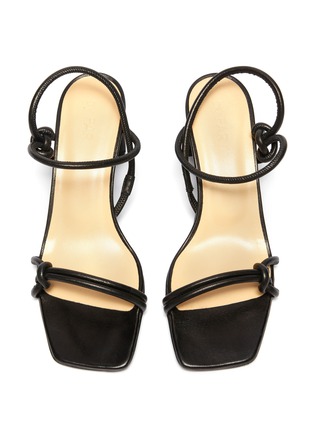 细节 - 点击放大 - BY FAR - Charlie' single band knot leather sandals