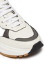 细节 - 点击放大 - BOTTEGA VENETA - SPEEDSTER网眼布拼接真皮运动鞋