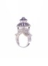 首图 - 点击放大 - GONG SHANG - 蓝宝石钻石18ct白金彩虹宝塔造型戒指