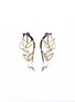 首图 - 点击放大 - GONG SHANG - 五福临门黄钻淡水珍珠18ct白金及黄金蝙蝠造型耳环