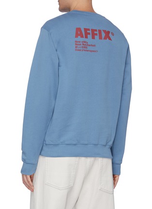 背面 - 点击放大 - AFFIX - 拼色logo文字长袖T恤