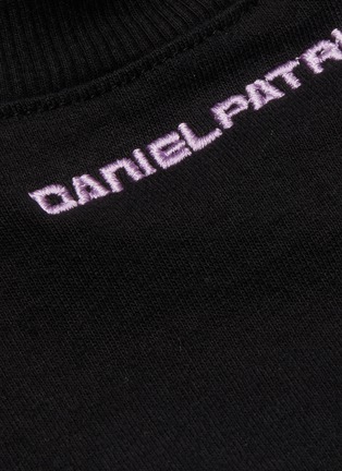 - DANIEL PATRICK - 拼接设计Logo线条纯棉T恤