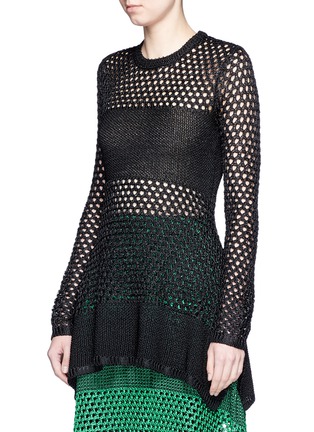 正面 -点击放大 - PROENZA SCHOULER - 长款镂空针织衫