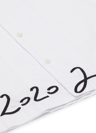  - JACQUEMUS - LA CHEMISE COUP DE SOLEIL手写英文字纯棉衬衫