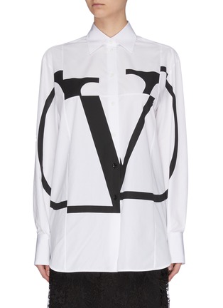 首图 - 点击放大 - VALENTINO GARAVANI - VLOGO纯棉衬衫