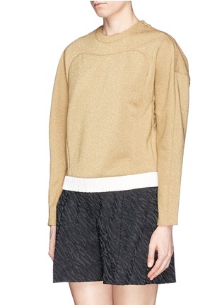 正面 -点击放大 - 3.1 PHILLIP LIM - 闪亮潜水衣套头上衣