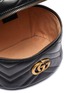 细节 - 点击放大 - GUCCI - MARMONT GG logo人字纹绗缝真皮箱型背包