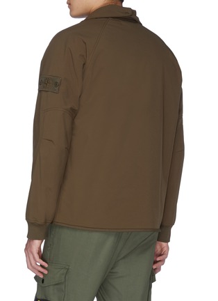 背面 - 点击放大 - STONE ISLAND - Ghost可拆式品牌标志徽章翻盖口袋夹棉功能夹克