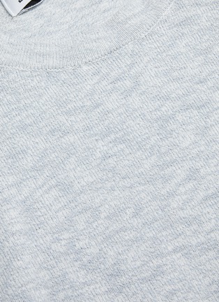 - STONE ISLAND - 可拆式品牌标志徽章混色混棉针织衫