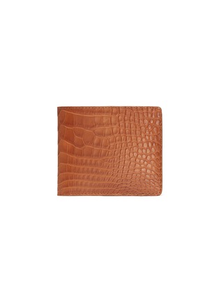 首图 - 点击放大 - JEAN ROUSSEAU - HIPSTER鳄鱼纹真皮折叠钱包