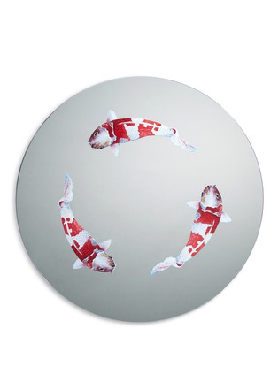 首图 –点击放大 - TANG TANG TANG TANG - 锦鲤图案餐桌玻璃转盘