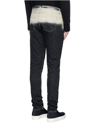 背面 - 点击放大 - RICK OWENS DRKSHDW - 拼色纯棉牛仔裤