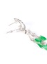 细节 - 点击放大 - SAMUEL KUNG - Diamond jade 18k white gold drop earrings