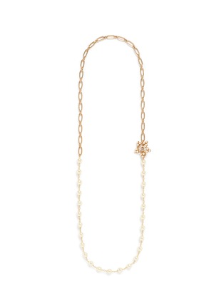 首图 - 点击放大 - MIRIAM HASKELL - 玻璃珍珠花卉缀饰项链