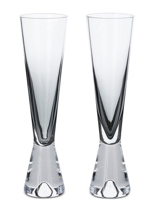 首图 –点击放大 - TOM DIXON - TANK玻璃香槟酒杯两件套－黑色