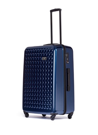  - DOT-DROPS - X-tra Light 29" suitcase - Metallic blue