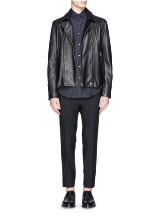 模特儿示范图 - 点击放大 - LANVIN - Cotton poplin shirt