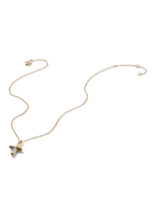 细节 - 点击放大 - JOHN HARDY - Classic Chain Diamond 18K Gold Cross Pendant Necklace — Size 16-18
