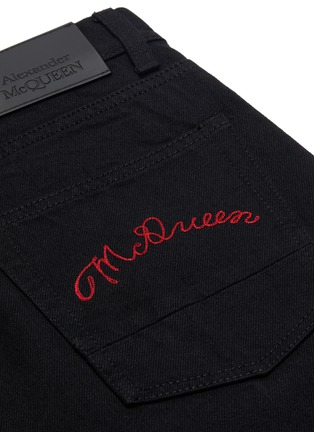  - ALEXANDER MCQUEEN - logo刺绣修身牛仔裤