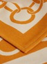 细节 –点击放大 - FRETTE - CHAINS链条图案初剪羊毛毯－橘色及浅褐色