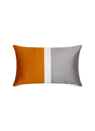 首图 –点击放大 - FRETTE - BOLD BOUDOIR拼色纯棉枕套－灰色及橘色
