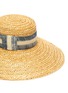 细节 - 点击放大 - EUGENIA KIM - MIRABEL拼色帽带编织草帽
