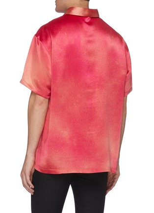 背面 - 点击放大 - 8ON8 - 草莓刺绣扎染效果缎面短袖衬衫