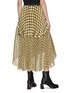 背面 - 点击放大 - SACAI - 包裹式拼接设计格纹褶裥不规则裙摆半裙