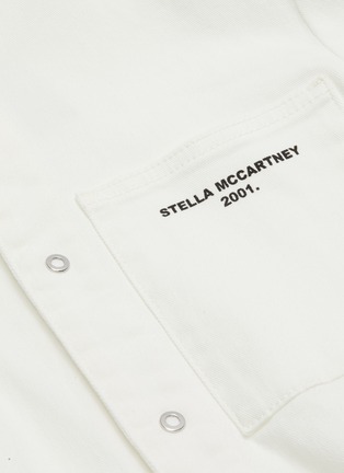  - STELLA MCCARTNEY - 腰带Logo拼贴口袋棉质连体裤