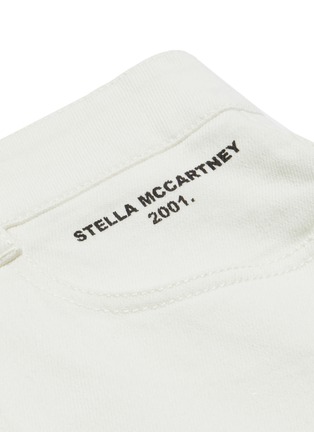  - STELLA MCCARTNEY - STELLA logo须边混棉牛仔短裤