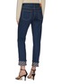 背面 - 点击放大 - STELLA MCCARTNEY - STELLA品牌名称拼色斜条纹修身棉质牛仔裤