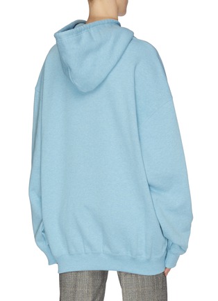 背面 - 点击放大 - BALENCIAGA - 链扣BB LOGO纯棉连帽卫衣