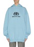 首图 - 点击放大 - BALENCIAGA - 链扣BB LOGO纯棉连帽卫衣