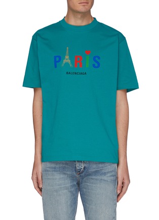 首图 - 点击放大 - BALENCIAGA - PARIS LOVE趣味印花英文字纯棉T恤