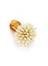 细节 - 点击放大 - OSCAR DE LA RENTA - 珠饰人造珍珠花卉造型金属吊坠夹耳耳环