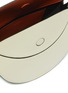 细节 - 点击放大 - YUZEFI - DIP几何皮饰拼色半月形真皮手提包