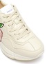 细节 - 点击放大 - GUCCI - RHYTON苹果图案双G标志真皮运动鞋