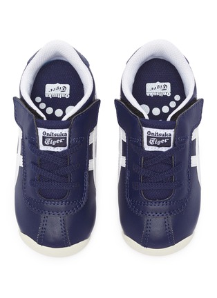 模特儿示范图 - 点击放大 - ONITSUKA TIGER - CORSAIR幼儿款拼色标志真皮运动鞋