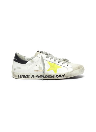首图 - 点击放大 - GOLDEN GOOSE - Superstar拼接设计五角星做旧感运动鞋