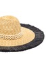 细节 - 点击放大 - LAURENCE & CHICO - 人造珍珠帽带编织草帽