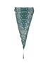 细节 - 点击放大 - ACNE STUDIOS - 抽象羽毛图案流苏真丝围巾