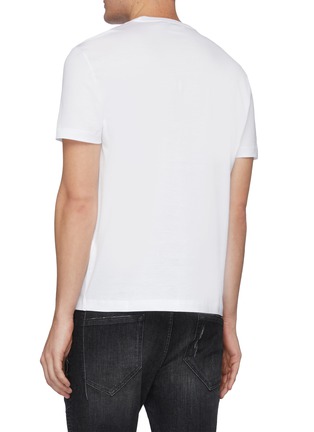 背面 - 点击放大 - VERSACE - 品牌名称立体太阳眼镜图案纯棉T恤