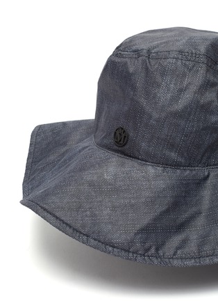 细节 - 点击放大 - MAISON MICHEL - LAUREN品牌标志渔夫帽