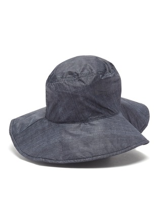 模特儿示范图 - 点击放大 - MAISON MICHEL - LAUREN品牌标志渔夫帽