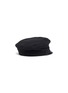 模特儿示范图 - 点击放大 - MAISON MICHEL - NEW ABBY logo编织帽带纯棉短檐帽