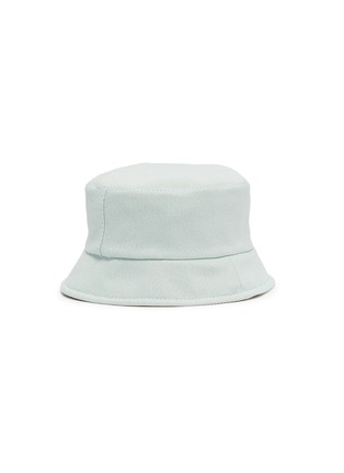 模特儿示范图 - 点击放大 - MAISON MICHEL - AXEL金属丝线混棉渔夫帽