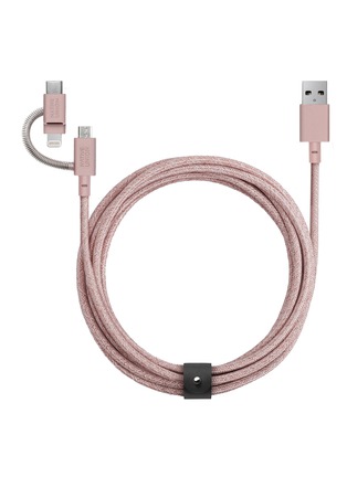 首图 - 点击放大 - NATIVE UNION - BELT三合一充电线缆（粉色）－2米